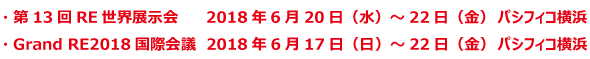 第7回再生可能エネルギー世界展示会・同国際フォーラム　2012年12月5日（水）～7日（金）　幕張メッセ