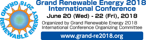 Grand Rewable Energy 2018 International Conference