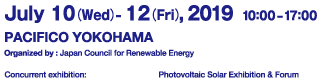 July 10(Wed) - 12(Fri), 2019 PACIFICO YOKOHAMA